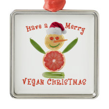 Merry Vegan Christmas ornament