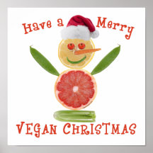 Merry Vegan Christmas Print