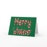 Merry WHATEVER card template Merry WHATEVER card template