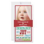Merry Wishes Holiday Photo Card photo cards