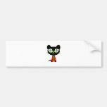 Merry Xmas from a Cool Kitty Bumper Sticker