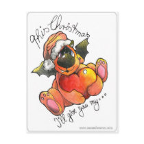 merry xmas, glad Christmas Postcard