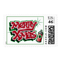 Merry Xmas Graffiti stamps
