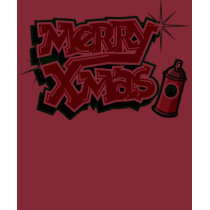 Merry Xmas graffiti t-shirt