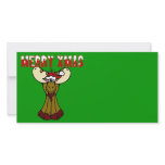 Merry Xmas Moose photo cards