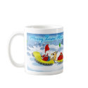 merry xmas mum santa, mugs