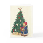MERRY XMAS TREE BEAR CARD