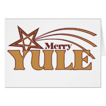 Merry Yule Greeting Cards
