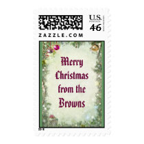 MerryChristmas (customizable) Postage Stamp
