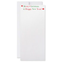 MerryChristmas&HappyNewYear rack cards