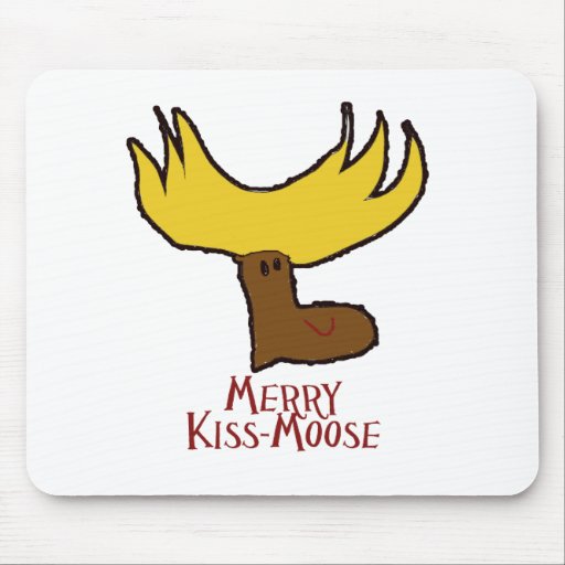 MerryKissMoose Mouse Pads