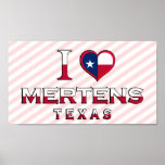 Mertens, Texas Print