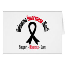 Mes de la conciencia del melanoma - puede la cinta felicitacion 