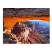 Mesa Arch Sunrise Postcard
