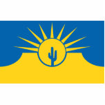 Mesa, Arizona, United States flag Photo Sculpture