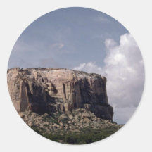Mesa encantado, formación de roca del sudoeste de  pegatina
