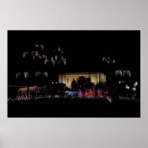 Mesa temple christmas lights print