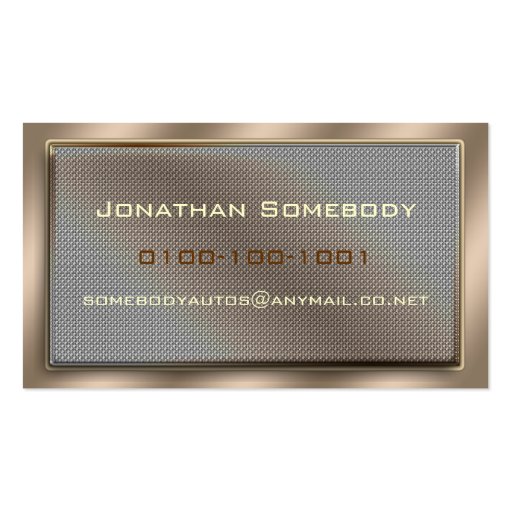 Mesh Panel Business Card Template 7 (front side)