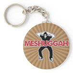 Meshugga - Crazy man cool design (Hebrew humor) Key Chains