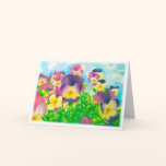 Mesmerizing Field watercolor art greeting card cards