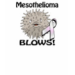 Mesothelioma Blows Awareness Design t-shirts