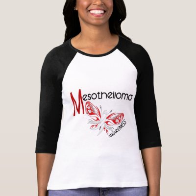 Mesothelioma Butterfly 3.1 T-Shirt