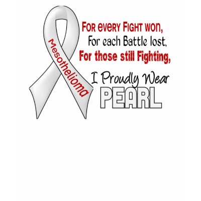 Mesothelioma I Proudly Wear Pearl Shirt