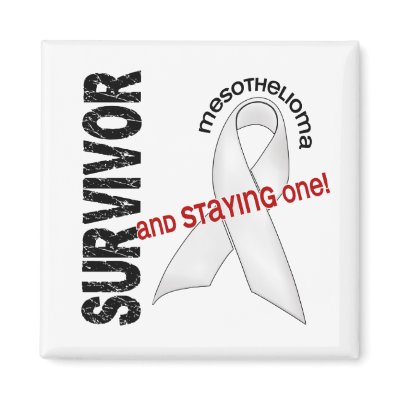 Mesothelioma Survivor Refrigerator Magnet