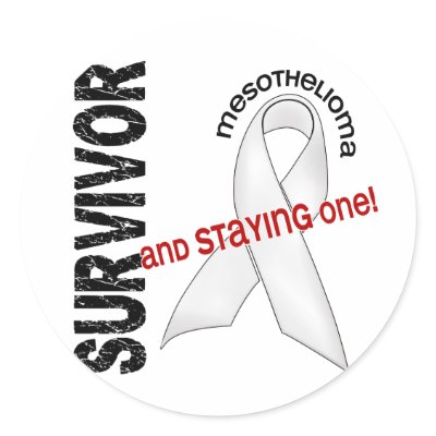 Mesothelioma Survivor Sticker