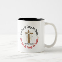 Mesothelioma With God Cross 1 Mug