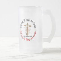 Mesothelioma With God Cross 1 Mugs
