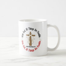 Mesothelioma With God Cross 1 Mugs