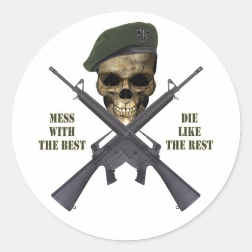 Mess With The Best Stickers