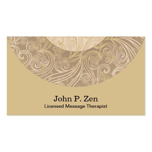 Message Business Cards (front side)
