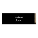 Message Card business cards