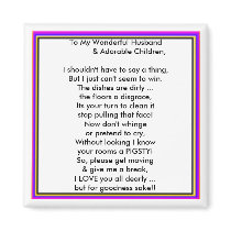 Message From Mum magnets