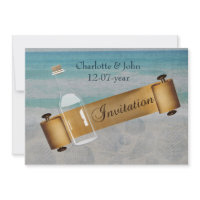 beach wedding invites by mgdezigns