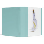 message in a bottle vinyl binders