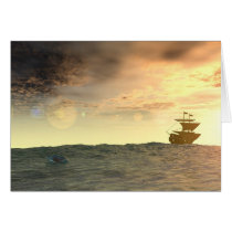 Message in a bottle (card)