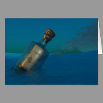 Message In A Bottle cards