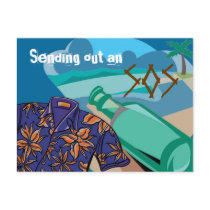 Message in a Bottle postcards