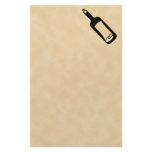 Message in a bottle. stationery design