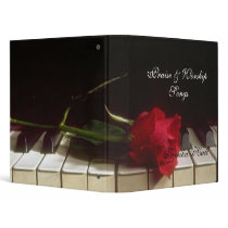 Message in the Music Avery Notebook binders by ministrybranding Message in the Music Avery Notebook binders