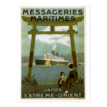 Messageries Maritimes Japon Extreme Orient Post Card