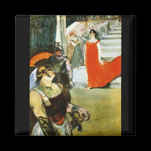 Messalina Descending by Toulouse-Lautrec Fridge Magnet