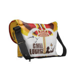 Messenger Bag ``Retro Flower Chill Lounge´´
