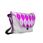 Messenger bag seamless retrò pattern