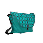 Messenger bag seamless retro pattern