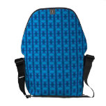 Messenger bag seamless retro pattern