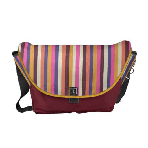 Messenger Bag - Sunset Stripes